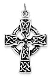 Vogue Crafts and Designs Pvt. Ltd. manufactures Celtic Cross Silver Pendant at wholesale price.