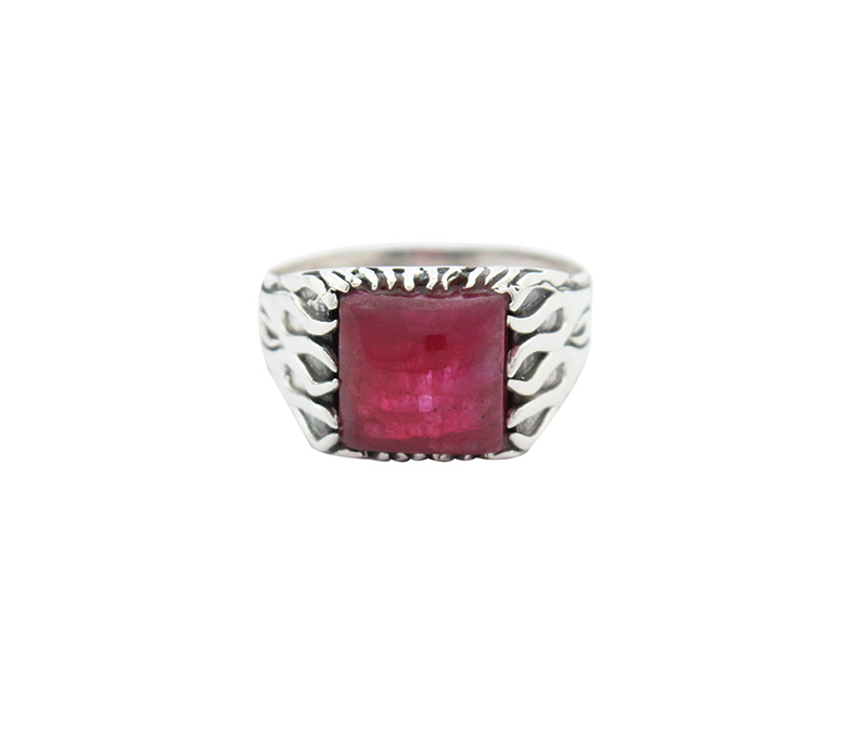 Vogue Crafts & Designs Pvt. Ltd. manufactures Square Stone Silver Ring at wholesale price.