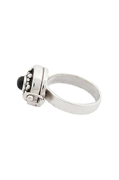 Vogue Crafts and Designs Pvt. Ltd. manufactures Black Star Silver Ring at wholesale price.
