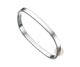 Vogue Crafts and Designs Pvt. Ltd. manufactures Sterling Silver Square Bangle at wholesale price.