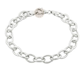 Vogue Crafts and Designs Pvt. Ltd. manufactures Silver Link Chain Bracelet at wholesale price.