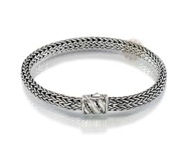 Vogue Crafts and Designs Pvt. Ltd. manufactures Braided Chain Silver Bracelet at wholesale price.