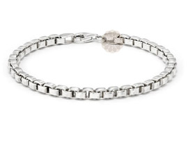 Vogue Crafts and Designs Pvt. Ltd. manufactures Sterling Silver Link Bracelet at wholesale price.