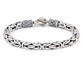 Vogue Crafts and Designs Pvt. Ltd. manufactures Designer Silver Link Bracelet at wholesale price.