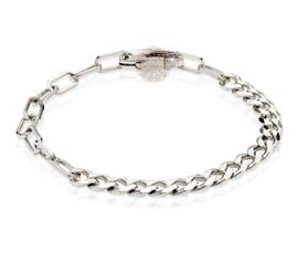 Vogue Crafts and Designs Pvt. Ltd. manufactures Silver Link Bracelet at wholesale price.
