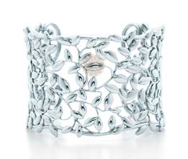 Vogue Crafts and Designs Pvt. Ltd. manufactures Olive Leaf Wide Silver Cuff at wholesale price.