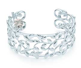 Vogue Crafts and Designs Pvt. Ltd. manufactures Olive Leaf Silver Cuff at wholesale price.