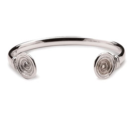 Vogue Crafts and Designs Pvt. Ltd. manufactures Spiral Silver Cuff at wholesale price.