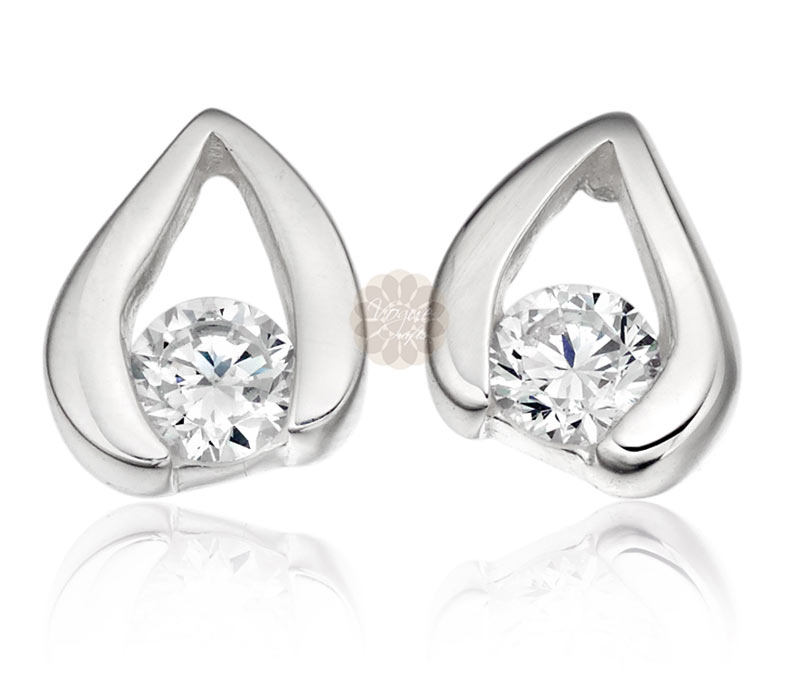 Vogue Crafts & Designs Pvt. Ltd. manufactures Silver Leaf Stud Earrings at wholesale price.