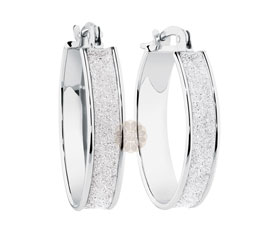 Vogue Crafts and Designs Pvt. Ltd. manufactures Sterling Silver Hoop Earrings at wholesale price.