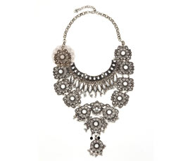Vogue Crafts and Designs Pvt. Ltd. manufactures Traditional Silver Necklace at wholesale price.