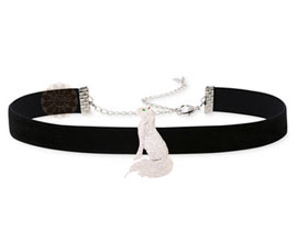 Vogue Crafts and Designs Pvt. Ltd. manufactures Silver Fox Choker Necklace at wholesale price.
