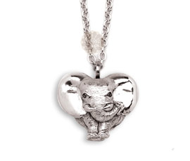 Vogue Crafts and Designs Pvt. Ltd. manufactures Silver Elephant Pendant at wholesale price.