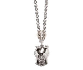 Vogue Crafts and Designs Pvt. Ltd. manufactures Silver Dog Pendant at wholesale price.