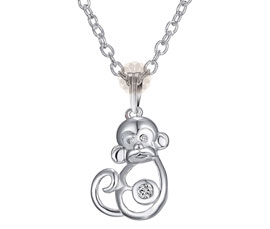 Vogue Crafts and Designs Pvt. Ltd. manufactures Silver Monkey Pendant at wholesale price.