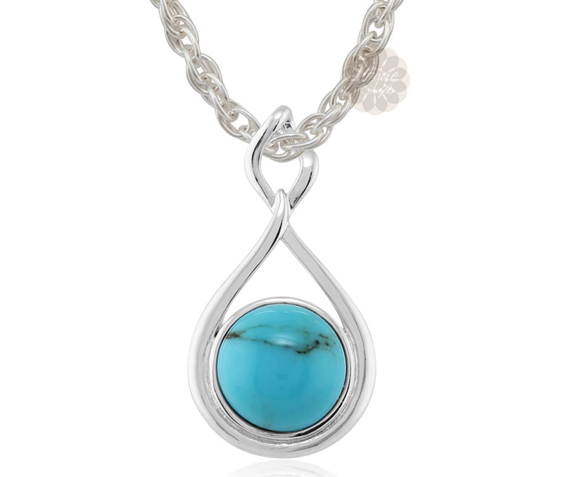 Vogue Crafts & Designs Pvt. Ltd. manufactures Turquoise Stone Silver Pendant at wholesale price.