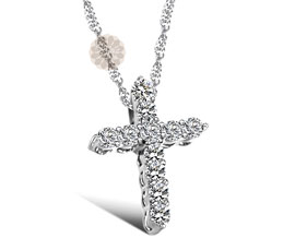Vogue Crafts and Designs Pvt. Ltd. manufactures Silver Cross Pendant at wholesale price.