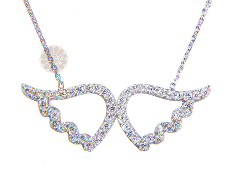 Vogue Crafts & Designs Pvt. Ltd. manufactures Angel Wings Silver Pendant at wholesale price.