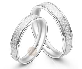 Vogue Crafts and Designs Pvt. Ltd. manufactures Textured Wedding Silver Rings at wholesale price.