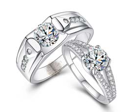 Vogue Crafts and Designs Pvt. Ltd. manufactures Silver Wedding Ring at wholesale price.