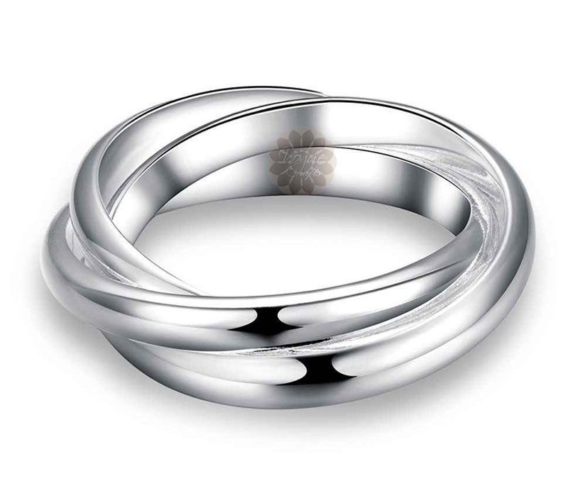 Vogue Crafts & Designs Pvt. Ltd. manufactures Silver Triple Band Ring at wholesale price.