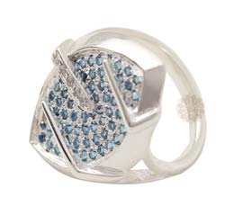 Vogue Crafts and Designs Pvt. Ltd. manufactures Silver Leaf Ring at wholesale price.
